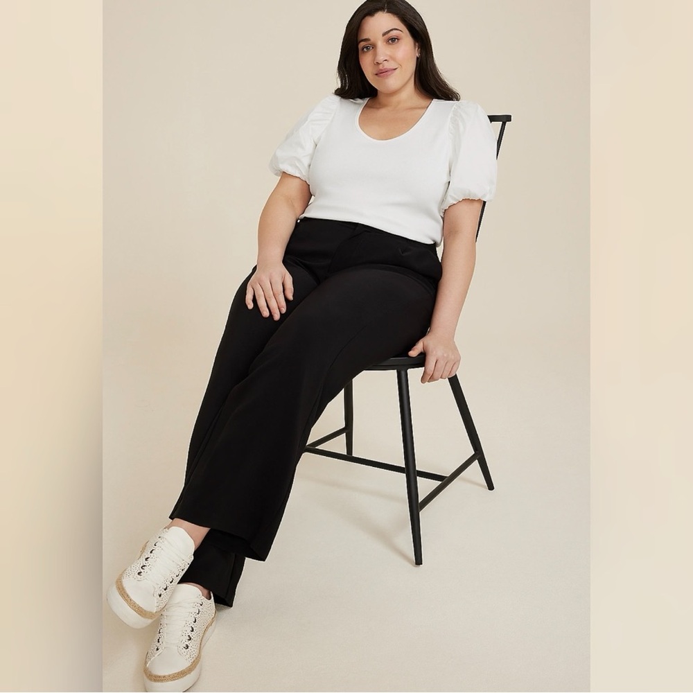 Poplin Puff Sleeve Blouse